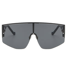 Load image into Gallery viewer, Oversized Women Gradient Sunglasses 2023 Rimless Metal Female Shades Glasses Lady  Brand Designer Eyewear UV400