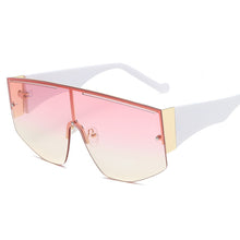 Load image into Gallery viewer, Oversized Women Gradient Sunglasses 2023 Rimless Metal Female Shades Glasses Lady  Brand Designer Eyewear UV400