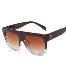 Load image into Gallery viewer, Oversized Women Sunglasses 2022 Shield Shape Luxy Design Big Frame Rivet Shades Sun glasses Woman UV400 sunglass zonnebril dames