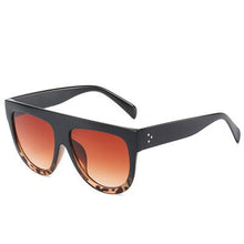 Load image into Gallery viewer, Oversized Women Sunglasses 2022 Shield Shape Luxy Design Big Frame Rivet Shades Sun glasses Woman UV400 sunglass zonnebril dames