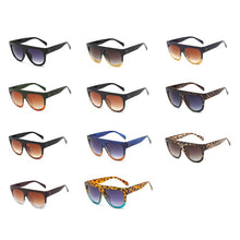 Load image into Gallery viewer, Oversized Women Sunglasses 2023 Shield Shape Luxy Design Big Frame Rivet Shades Sun glasses Women UV400 sunglass zonnebril dames