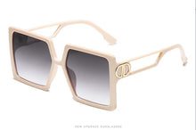 Load image into Gallery viewer, Oversized Women Sunglasses Fashion Square Glasses Vintage D shape Oversized Frame Popular NEW  Glasses Lentes De Sol Mujer