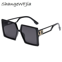 Load image into Gallery viewer, Oversized Women Sunglasses Fashion Square Glasses Vintage D shape Oversized Frame Popular NEW  Glasses Lentes De Sol Mujer