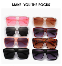 Load image into Gallery viewer, Oversized Women Sunglasses Men Lunette De Soleil Femme Luxe Square Gradient Colors Sun Glasses Unisex Oculos De Sol Feminino