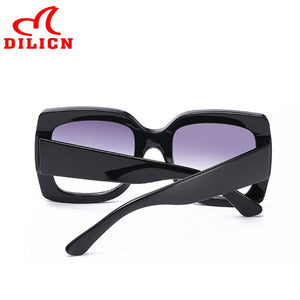 Oversized square sunglasses ladies retro sunglasses Fashionable big frame sunglasses net red photo travel glasses