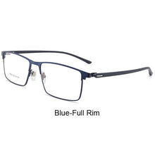 Load image into Gallery viewer, P9960 Men Titanium Alloy Eyeglasses Frame for Men Eyewear IP Electroplating Alloy Material,Full Rim and Half Rim