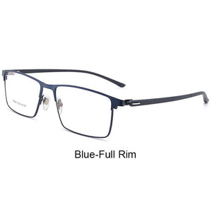 P9960 Men Titanium Alloy Eyeglasses Frame for Men Eyewear IP Electroplating Alloy Material,Full Rim and Half Rim