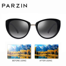 Load image into Gallery viewer, PARZIN Elegant Women's Sunglasses Style High Quality Brand Designer UV400 Sunglasses Women Polarized Sale