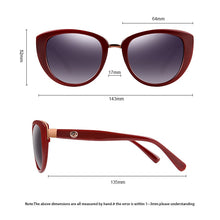 Load image into Gallery viewer, PARZIN Elegant Women's Sunglasses Style High Quality Brand Designer UV400 Sunglasses Women Polarized Sale
