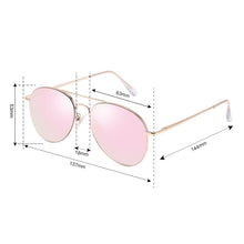 Carica l'immagine nel visualizzatore di Gallery, PARZIN Occhiali da sole da donna Occhiali da sole pilota da uomo Montatura in metallo Occhiali vintage UV400 Lunette De Soleil Femme 