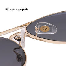 Carica l'immagine nel visualizzatore di Gallery, PARZIN Occhiali da sole da donna Occhiali da sole pilota da uomo Montatura in metallo Occhiali vintage UV400 Lunette De Soleil Femme 