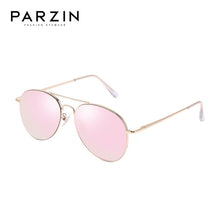 Carica l'immagine nel visualizzatore di Gallery, PARZIN Occhiali da sole da donna Occhiali da sole pilota da uomo Montatura in metallo Occhiali vintage UV400 Lunette De Soleil Femme 