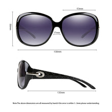 Load image into Gallery viewer, PARZIN Oversized Polarized Sunglasses Women Vintage Oval UV400  Protective Ladies Glasses Retro Travel Gafas De Sol
