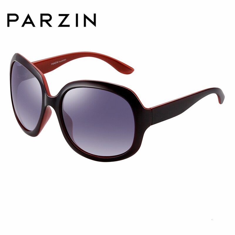 PARZIN Polarized Oversized Sunglasses Women Brand Design  Big Frame Retro Women's Glasses Black UV400 Gafas De Sol Mujer