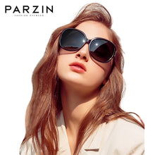 Carica l&#39;immagine nel visualizzatore di Gallery, PARZIN Polarized Oversized Sunglasses Women Brand Design  Big Frame Retro Women&#39;s Glasses Black UV400 Gafas De Sol Mujer