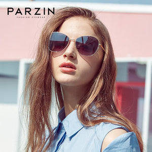 PARZIN Sunglasses Women Pearl Designer Butterfly Oversized Women's Sunglasses Shades Party Lentes De Sol Mujer 8223