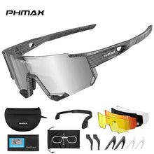 Load image into Gallery viewer, PHMAX Sports Polarized Cycling Sunglasses Men's Cycling Glasses MTB Race Bike Bicycle Glasses Road UV Protection Cycling Eyewear