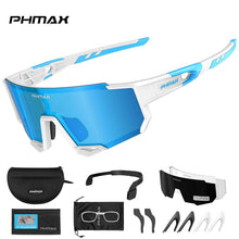 Load image into Gallery viewer, PHMAX Sports Polarized Cycling Sunglasses Men's Cycling Glasses MTB Race Bike Bicycle Glasses Road UV Protection Cycling Eyewear