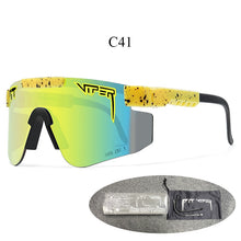 Load image into Gallery viewer, PIT VIPER BRAND Designer Sunglasses Men UV400 Eyewear Double Legs Male Wide Sun Glasses Fishing Goggles Women Retro Vintage