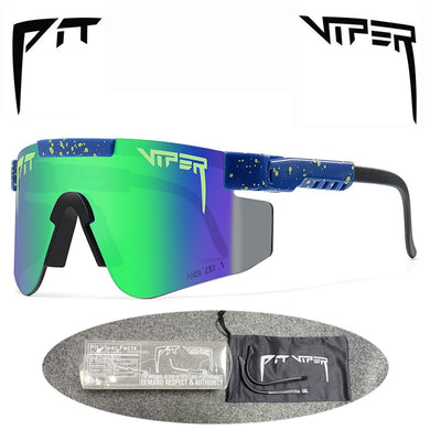 PIT VIPER BRAND Designer Sunglasses Men UV400 Eyewear Double Legs Male Wide Sun Glasses Fishing Goggles Women Retro Vintage