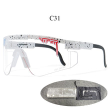 Load image into Gallery viewer, PIT VIPER BRAND Designer Sunglasses Men UV400 Eyewear Double Legs Male Wide Sun Glasses Fishing Goggles Women Retro Vintage
