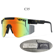 Load image into Gallery viewer, PIT VIPER BRAND Designer Sunglasses Men UV400 Eyewear Double Legs Male Wide Sun Glasses Fishing Goggles Women Retro Vintage