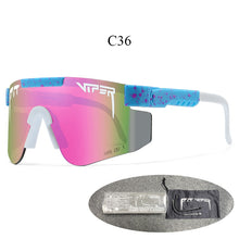 Load image into Gallery viewer, PIT VIPER BRAND Designer Sunglasses Men UV400 Eyewear Double Legs Male Wide Sun Glasses Fishing Goggles Women Retro Vintage