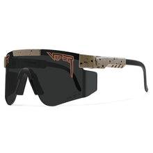 Load image into Gallery viewer, PIT VIPER BRAND Designer Sunglasses Men UV400 Eyewear Double Legs Male Wide Sun Glasses Fishing Goggles Women Retro Vintage