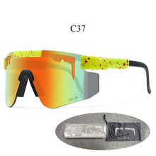 Load image into Gallery viewer, PIT VIPER BRAND Designer Sunglasses Men UV400 Eyewear Double Legs Male Wide Sun Glasses Fishing Goggles Women Retro Vintage