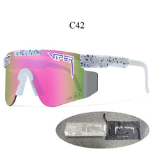 Load image into Gallery viewer, PIT VIPER BRAND Designer Sunglasses Men UV400 Eyewear Double Legs Male Wide Sun Glasses Fishing Goggles Women Retro Vintage