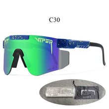 Load image into Gallery viewer, PIT VIPER BRAND Designer Sunglasses Men UV400 Eyewear Double Legs Male Wide Sun Glasses Fishing Goggles Women Retro Vintage