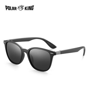 POLARKING Brand Designer Polarized Men's Sunglasses Oval Driving Sun Glasses Fishing Travel Eyewear Plastic Glasses UV400 oculos