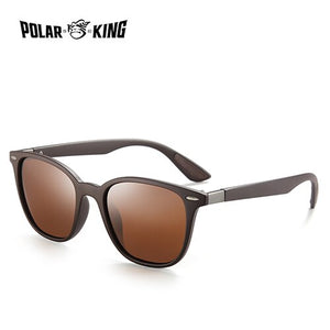 POLARKING Brand Designer Polarized Men's Sunglasses Oval Driving Sun Glasses Fishing Travel Eyewear Plastic Glasses UV400 oculos