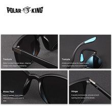 Load image into Gallery viewer, POLARKING Brand Designer Polarized Men&#39;s Sunglasses Oval Driving Sun Glasses Fishing Travel Eyewear Plastic Glasses UV400 oculos