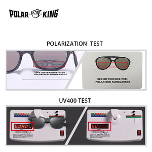 POLARKING Brand Designer Polarized Men's Sunglasses Oval Driving Sun Glasses Fishing Travel Eyewear Plastic Glasses UV400 oculos