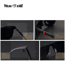 Load image into Gallery viewer, POLARKING Brand Metal Designer Polarized Sunglasses For Driving Men Oculos Square Sun Glasses For Men&#39;s Travel Eyewear