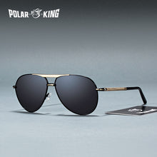 Load image into Gallery viewer, POLARKING Brand Retro Metal Polarized Sunglasses For Men Driving Gradient Sun Glasses For Traveling Fishing Eyewear