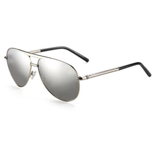 POLARKING Brand Retro Metal Polarized Sunglasses For Men Driving Gradient Sun Glasses For Traveling Fishing Eyewear
