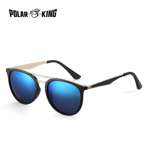 POLARKING Brand Retro Polarized Sunglasses For Men Driving Double Bridge Glasses Male TR90 Fishing Eyewear Gafas Oculos de sol