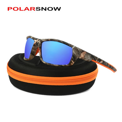 POLARSNOW 2022 Top Quality Brand Camo Frame Sun Glasses Polarized Lens Men Fishing Sports Sunglasses Goggle UV400 Eyewear PS8621