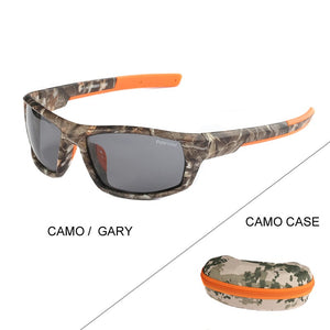 POLARSNOW 2022 Top Quality Brand Camo Frame Sun Glasses Polarized Lens Men Fishing Sports Sunglasses Goggle UV400 Eyewear PS8621