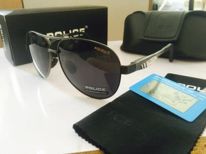POLICE 179 Polarized Sunglasses Men Retro Glasses 2023 Sunglasses Polaroid Lens Summer Travel Essential Brand Designer UV400