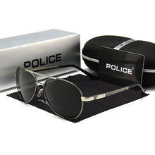 Carica l&#39;immagine nel visualizzatore di Gallery, POLICE P618 Pilot Sunglasses Men&#39;s Classic Polarized Lens Brand Designer Men Driving Retro Sun Glass UV400 Occhiali Da Sole
