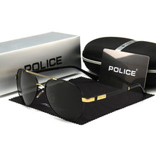 Carica l&#39;immagine nel visualizzatore di Gallery, POLICE P618 Pilot Sunglasses Men&#39;s Classic Polarized Lens Brand Designer Men Driving Retro Sun Glass UV400 Occhiali Da Sole