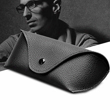 Load image into Gallery viewer, PU Leather Glasses Case Cover Sunglasses Glasses Holder Box Eyeglasses Solid Storage Box Light PU Sunglasses Pouch Bag