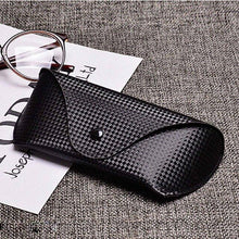 Load image into Gallery viewer, PU Leather Glasses Case Cover Sunglasses Glasses Holder Box Eyeglasses Solid Storage Box Light PU Sunglasses Pouch Bag