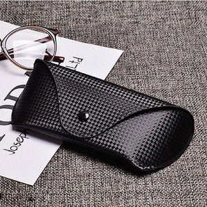 PU Leather Glasses Case Cover Sunglasses Glasses Holder Box Eyeglasses Solid Storage Box Light PU Sunglasses Pouch Bag