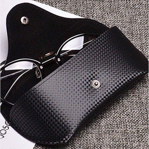 PU Leather Glasses Case Cover Sunglasses Glasses Holder Box Eyeglasses Solid Storage Box Light PU Sunglasses Pouch Bag