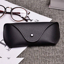 Load image into Gallery viewer, PU Leather Glasses Case Cover Sunglasses Glasses Holder Box Eyeglasses Solid Storage Box Light PU Sunglasses Pouch Bag