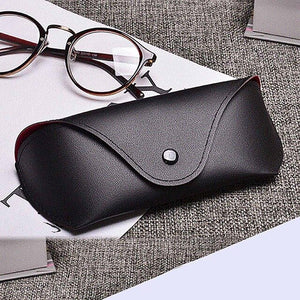 PU Leather Glasses Case Cover Sunglasses Glasses Holder Box Eyeglasses Solid Storage Box Light PU Sunglasses Pouch Bag